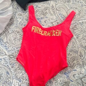 Red Firecracker Swimsuit